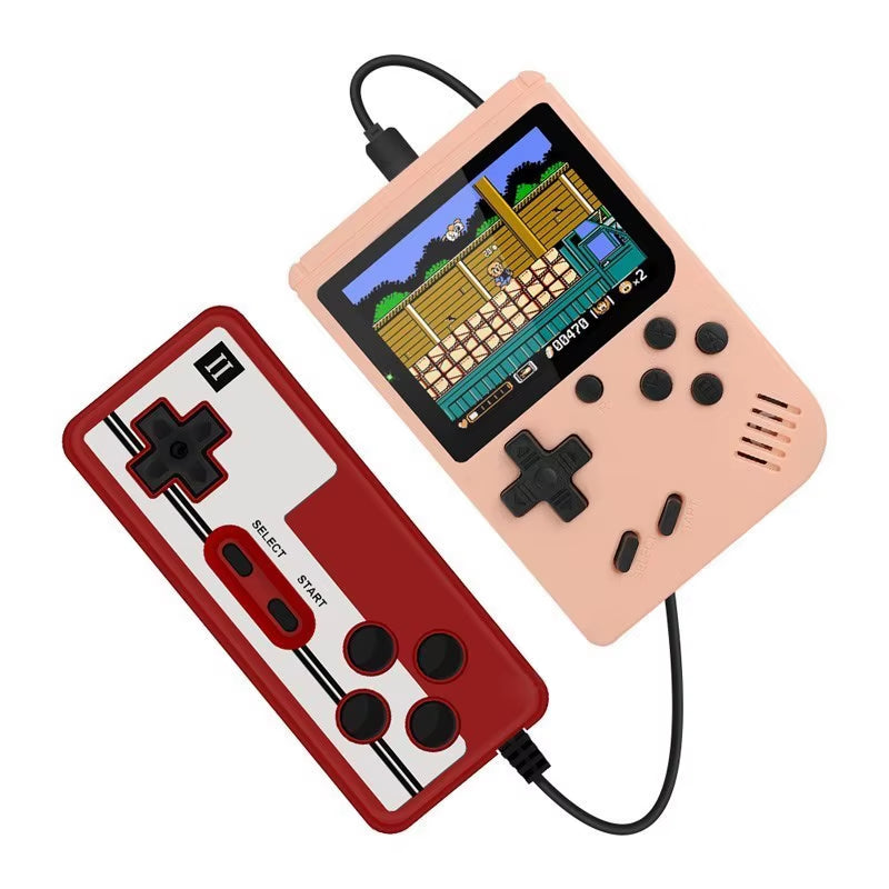 Handheld Game Console Built-In 400 Retro Games with Portable Case 3.0 LCD Screen Video Game Player AV Output Kids Christmas Gift