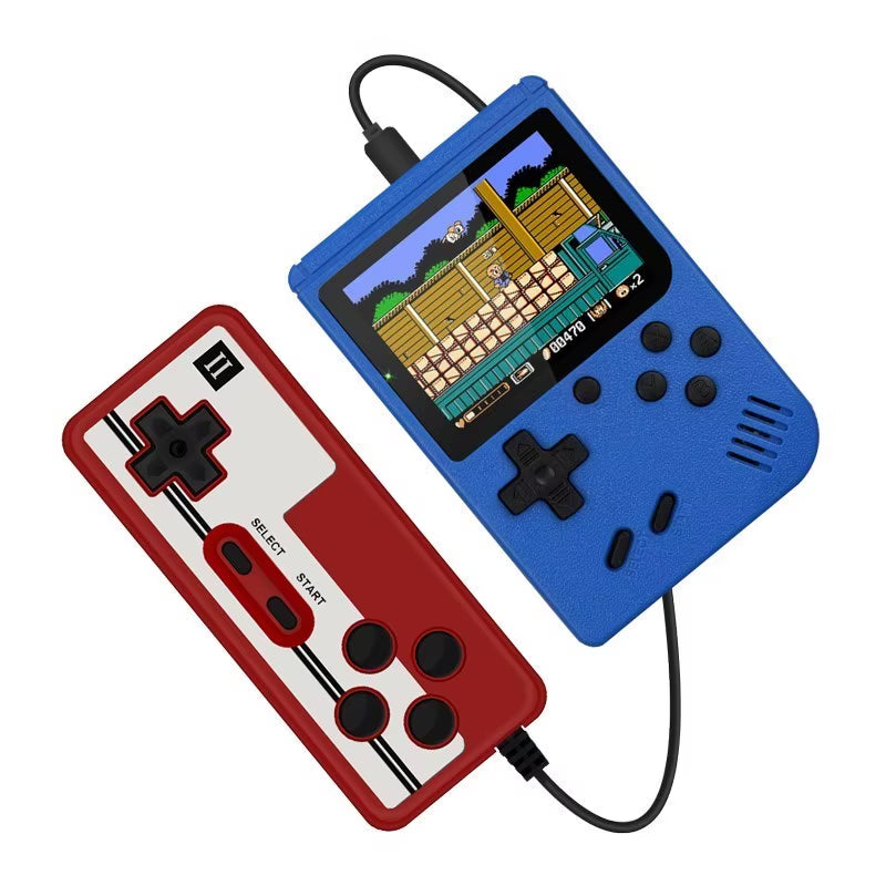 Handheld Game Console Built-In 400 Retro Games with Portable Case 3.0 LCD Screen Video Game Player AV Output Kids Christmas Gift