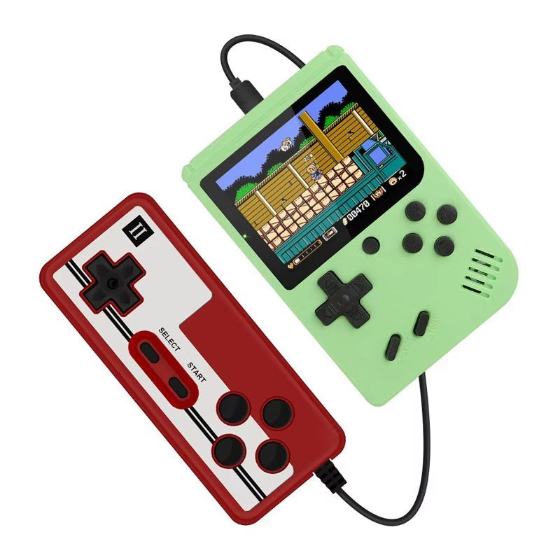 Handheld Game Console Built-In 400 Retro Games with Portable Case 3.0 LCD Screen Video Game Player AV Output Kids Christmas Gift