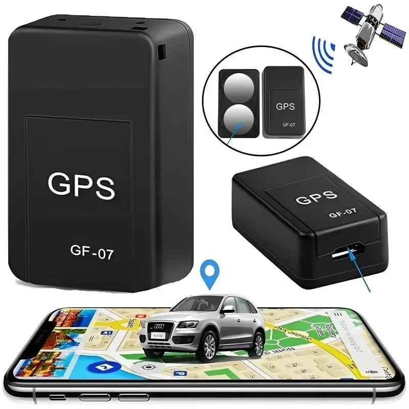 Compact GPS Locator GF-07 - Easy Installation & Precise Tracking for Vehicles