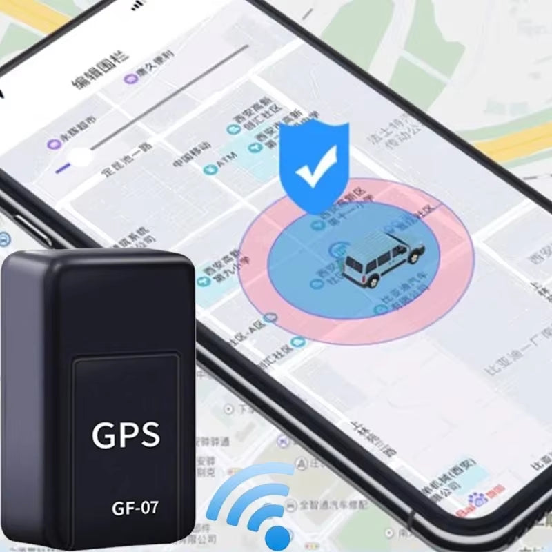 Compact GPS Locator GF-07 - Easy Installation & Precise Tracking for Vehicles